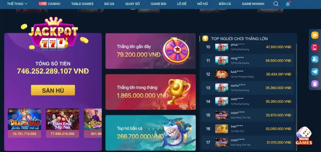 Các tính năng nổi bật của ứng dụng VN88 Casino